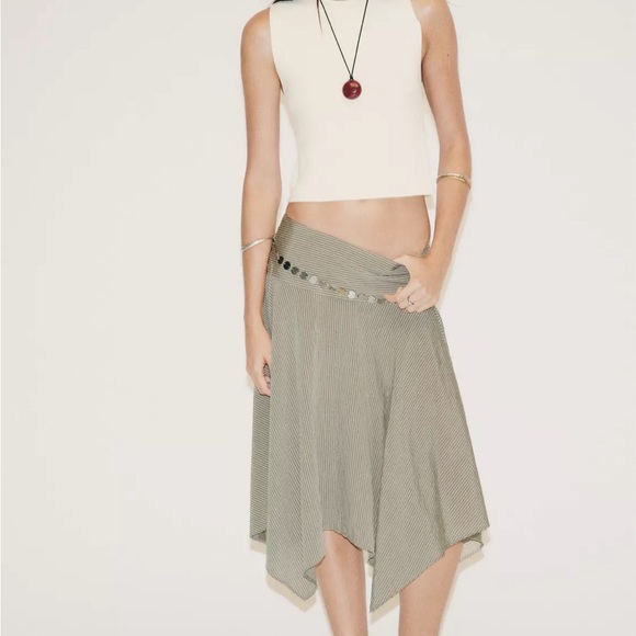 NEW Zara Studded Leather Sandals in Burgundy Red - US 10 - Picture 6 of 6